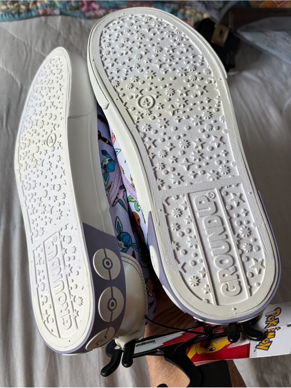 Pokemon Lavender Eevee Evolution Slip-On Sneakers - Picture 5 of 5